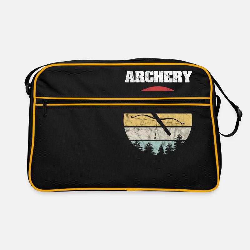 Retro Vintage Bogenschiessen Pfeil Köcher Geschenk Retro Tasche