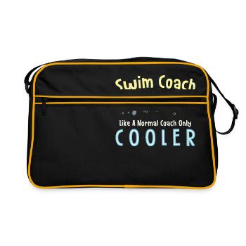 Schwimmtrainer Wie ein normaler Trainer Nur Kühler für - Retro Tasche - Schwarz/Gold - Vorne