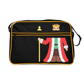 Roi - Sac Retro - noir/or - Devant