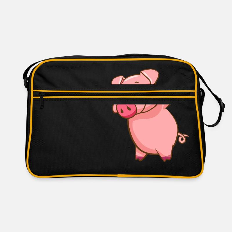 Dabbing Pig Dabbendes Schweinchen Dab danse Sac Retro