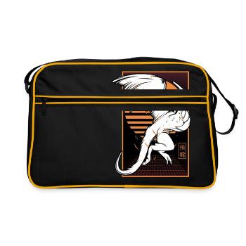 Dragon Japonais Art Japan Anime Lover Fans - Sac Retro - noir/or - Devant