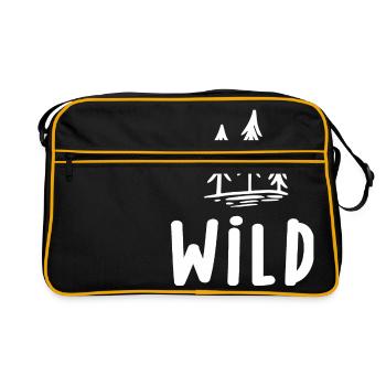Sauvage Forêt - Sac Retro - noir/or - Devant