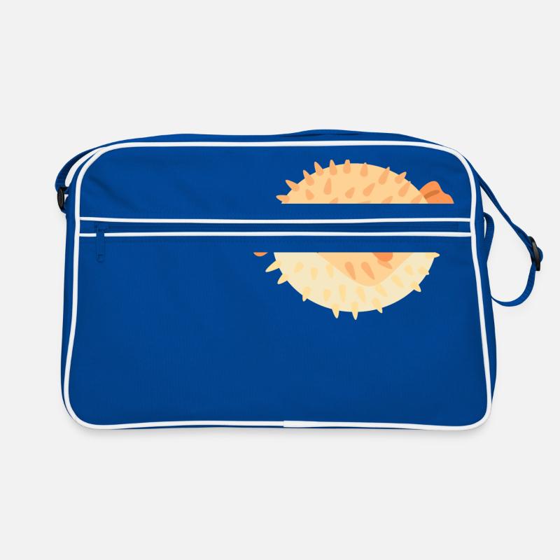 Kugelfisch Retro Tasche