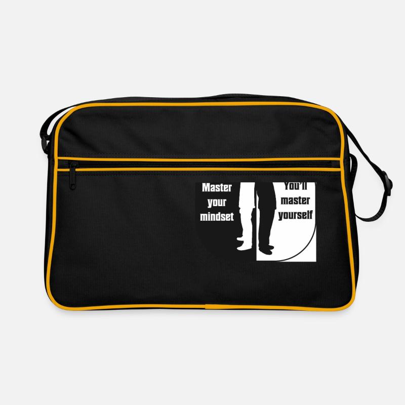 Beherrsche deine Denkweise Retro Tasche