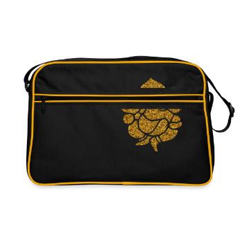 Ganesha Shaturthi Hindu - Retro Bag - black/gold - Front