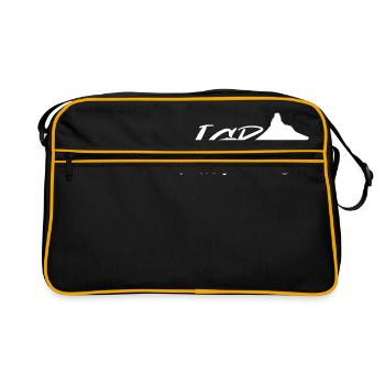 IGP Malinois Blanc - Sac Retro - noir/or - Devant