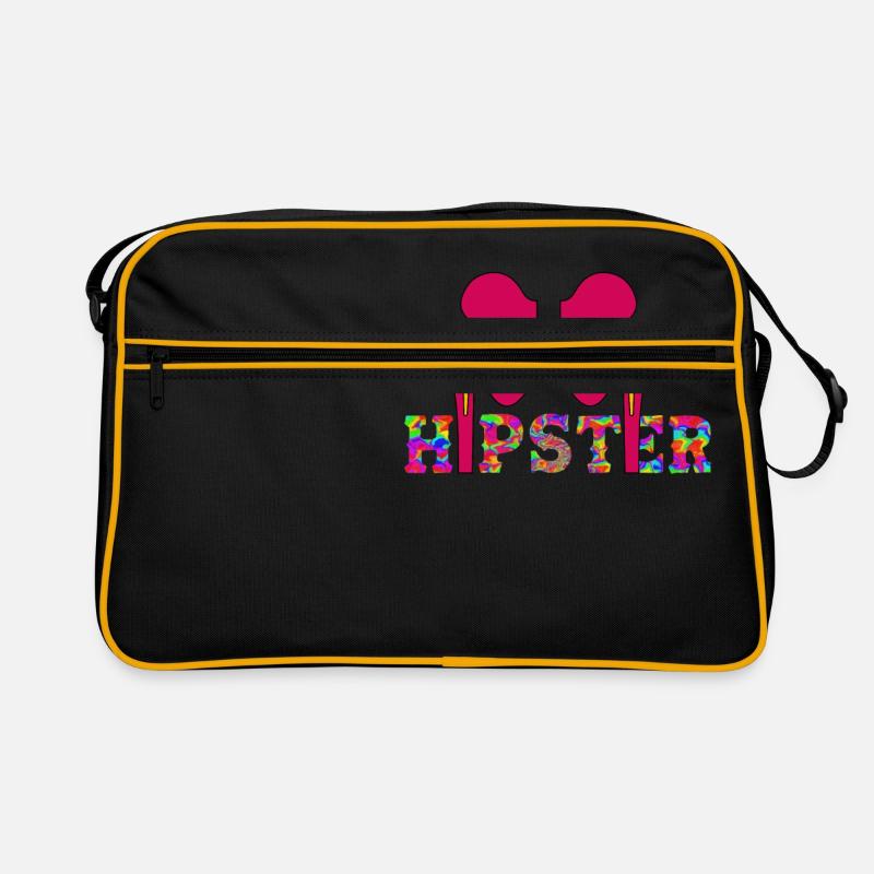 Funny Hipster HancheOP Design Sac Retro