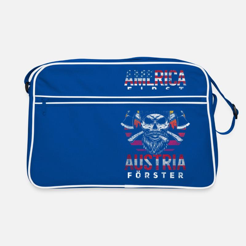 America First Austria Forester Austrian gift Retro Bag