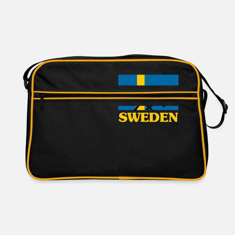 Schweden Elch Flagge Retro Tasche