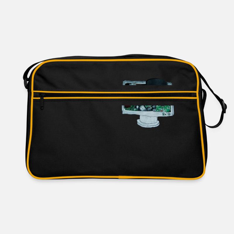 Electronics comes off the television Retro Bag