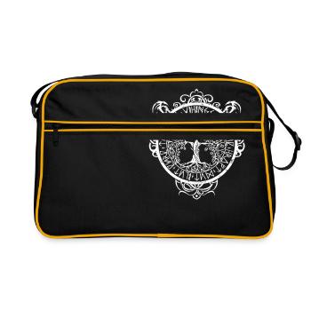 yggdrassil 1 neu - Retro Tasche - Schwarz/Gold - Vorne