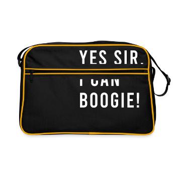 yes sir i can boogie - Retro Bag - black/gold - Front
