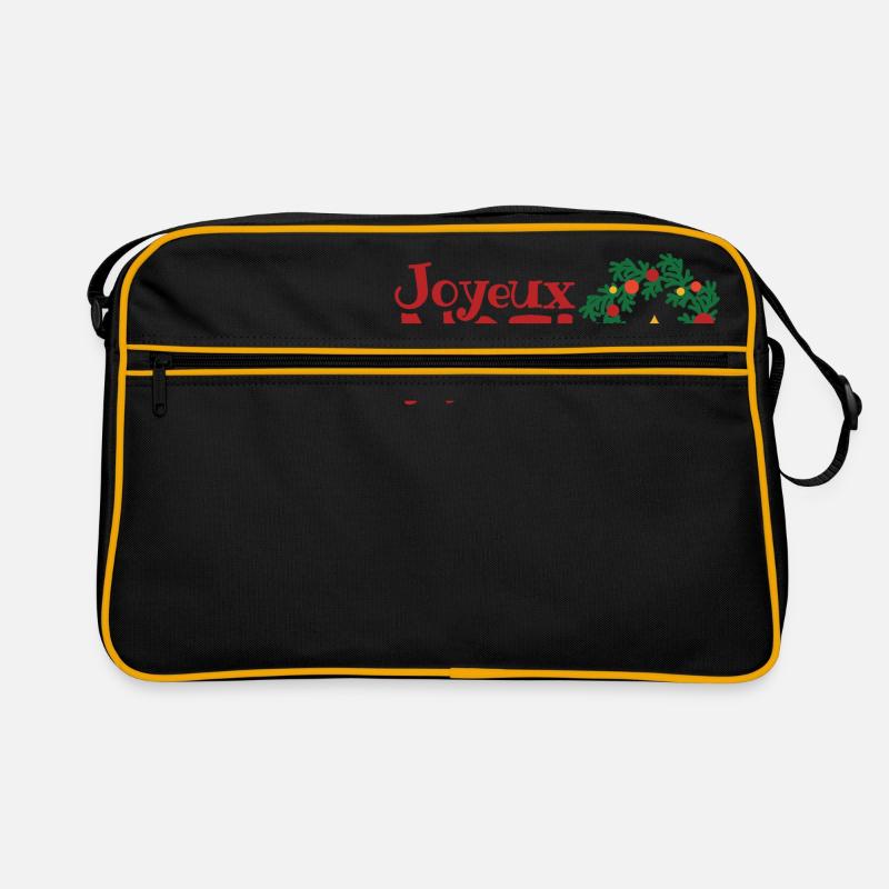 Joyeux Noel Retro Tasche