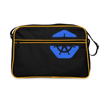 Kubernetes For ITler Computer Nerd Gift - Retro Bag - black/gold - Front