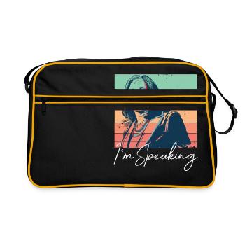 Kamala Harris I’m Speaking - Sac Retro - noir/or - Devant