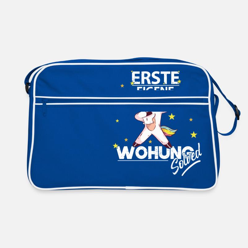 ERSTE EIGENE WOHNUNG SOLVED Einzug Umzug Geschenk Retro Tasche
