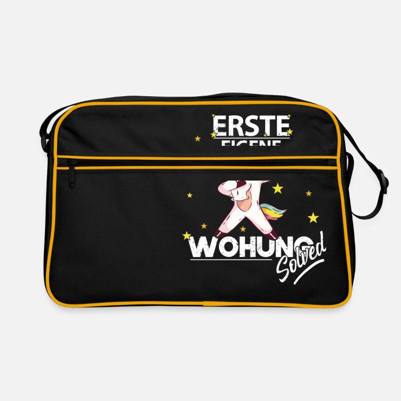 ERSTE EIGENE WOHNUNG SOLVED Einzug Umzug Geschenk Retro Tasche