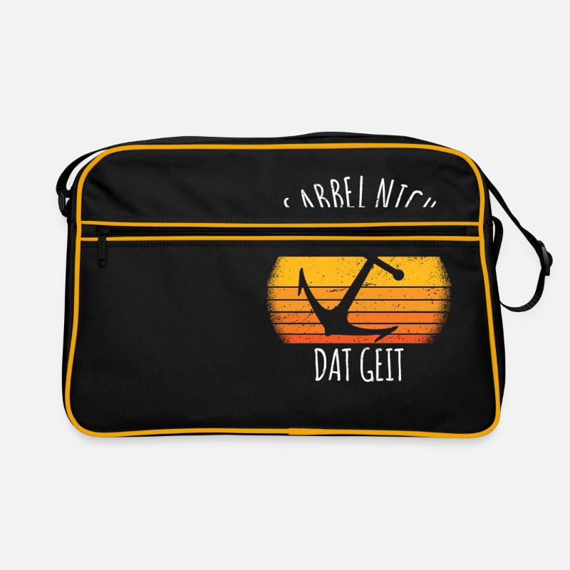 Sabbel nich dat geit sprüche humor Geschenk Retro Tasche