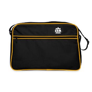 EBM Electronic Body Music Festival musique cadeau - Sac Retro - noir/or - Devant