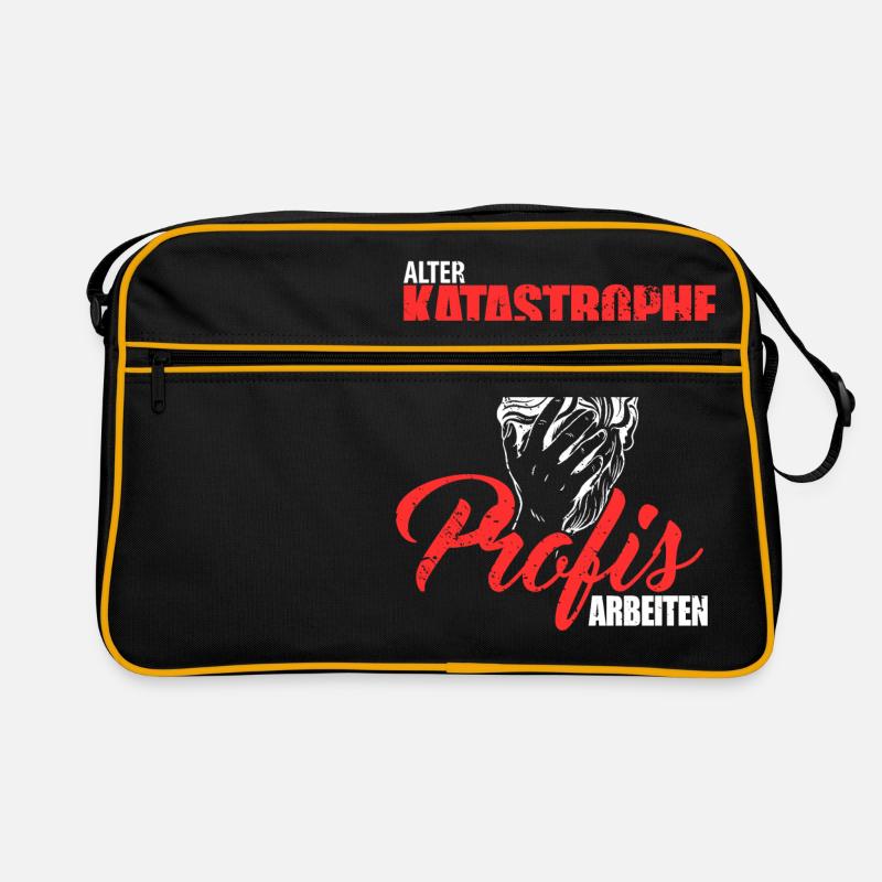 Alter Katastrophe einmal mit Profis Baustelle Retro Tasche
