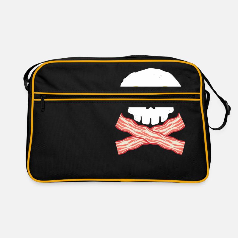 When Bacon Is Love, Bacon Is Life "Egg Skull Retro Bag