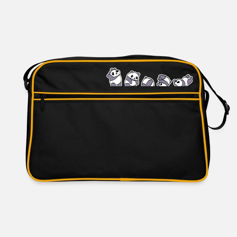 C'est comme ça que je roule T-shirt Pandas mignon Sac Retro