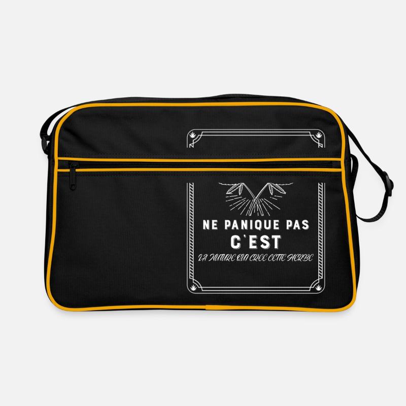 NE PANIQUE PAS C'EST LA NATURE QUI CREEE CETTE HER Sac Retro