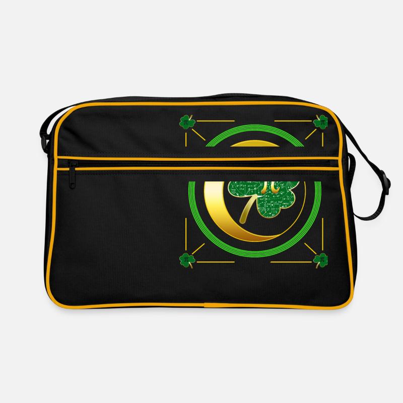 Chemise de la Saint-Patrick, Green Shamrock Pi Math Sac Retro