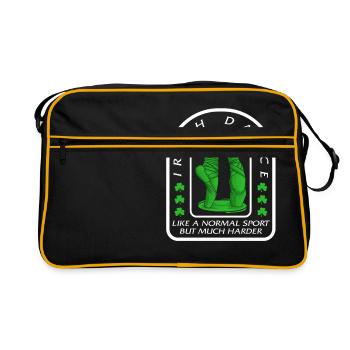 Chemise de la Saint-Patrick, danse irlandaise mais - Sac Retro - noir/or - Devant