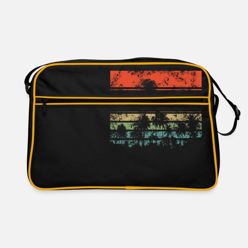 Palm Trees Retro Sunset Retro Bag