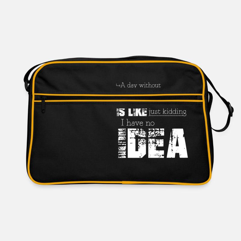 Physik - Retro Tasche - Schwarz/Gold