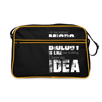 Microbiology - Retro Bag - black/gold - Front