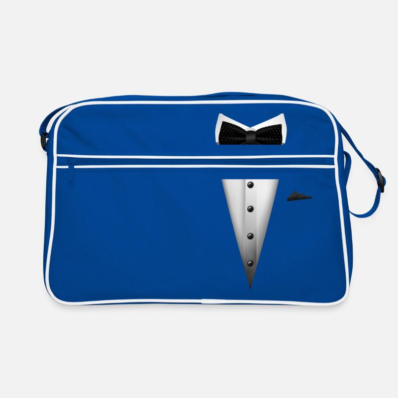 Conception de smoking avec nœud papillon pour les mariages et Sac Retro