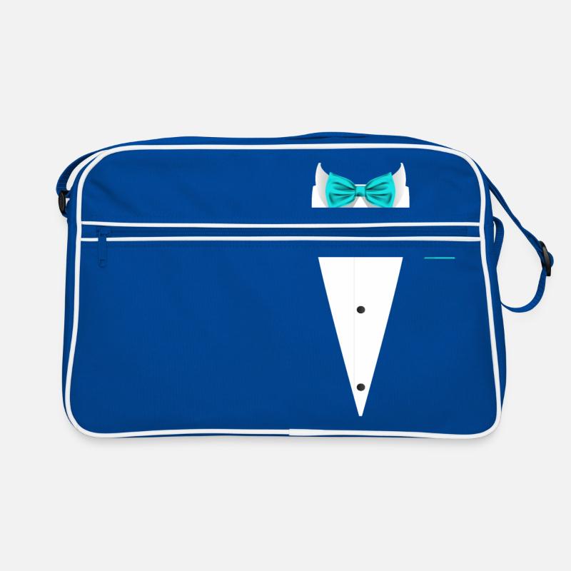 Conception de smoking avec nœud papillon pour les mariages et Sac Retro