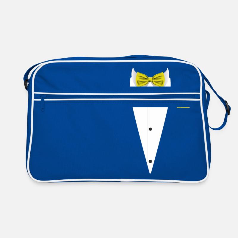 Conception de smoking avec nœud papillon pour les mariages et Sac Retro