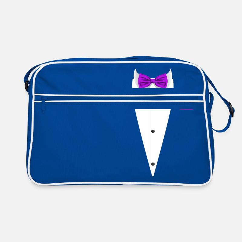 Conception de smoking avec nœud papillon pour les mariages et Sac Retro