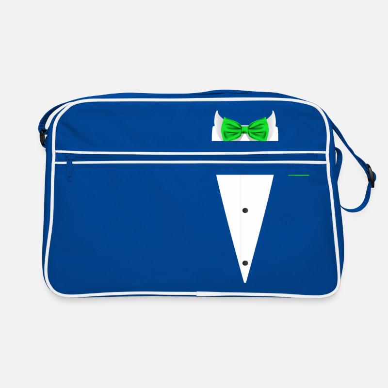 Conception de smoking avec nœud papillon pour les mariages et Sac Retro