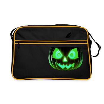 Hallowen Spooky Pumpkin Design Gift for Hallows - Retro Bag - black/gold - Front