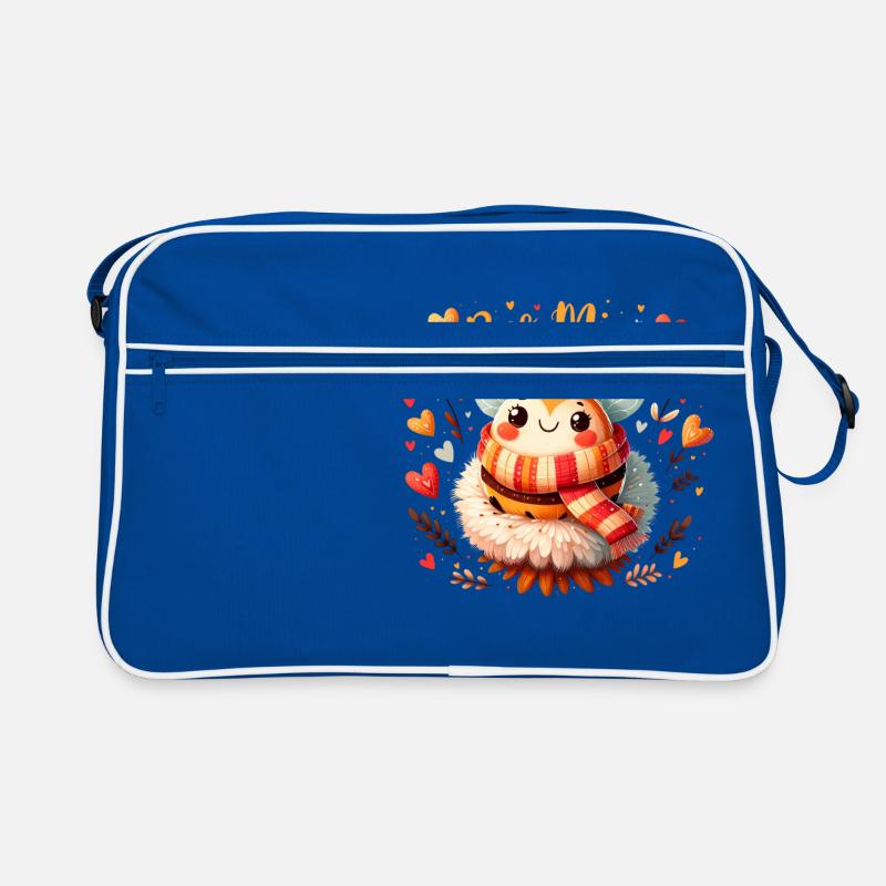 Bee Mine: Whimsical Bees & Heart Playful Retro Bag