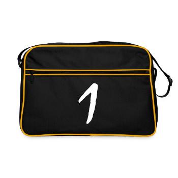 1 - Sac Retro - noir/or - Devant