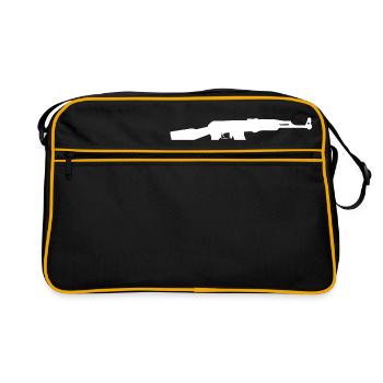 AK-47 - Sac Retro - noir/or - Devant