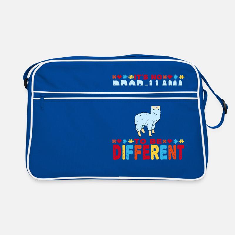 Autism Awareness Tee "It's No ProbLlama To Be Retro Bag