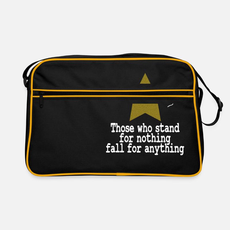 Alexander Hamilton Tee Saying "Those Who Stand Retro Bag
