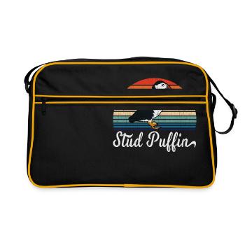 Be Cock Of The Walk With This Stylish Retro "Stud - Retro Bag - black/gold - Front