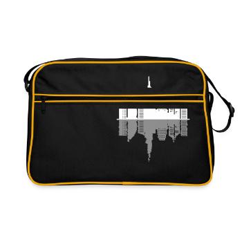 Architects - We Are The Designers Of The Past, - Retro Bag - black/gold - Front