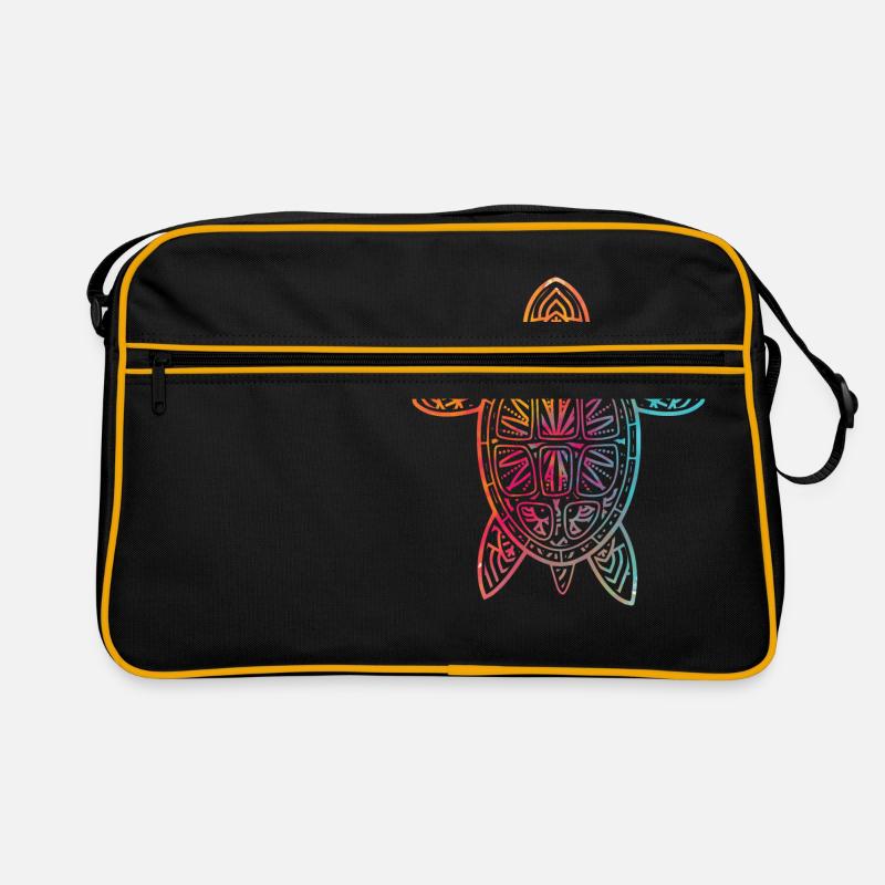 Skip A Straw Turtle Tshirt Design Animals Reptile Retro Bag