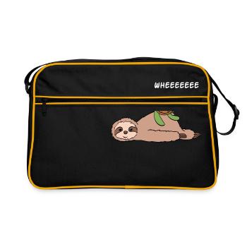 Pour les amoureux des animaux Grande chemise - Sac Retro - noir/or - Devant