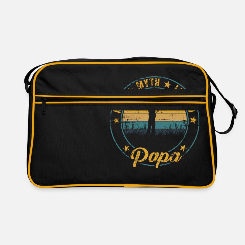 "MannMythosLegendenPapa" VatertagsGeschenkTShirt Retro Tasche