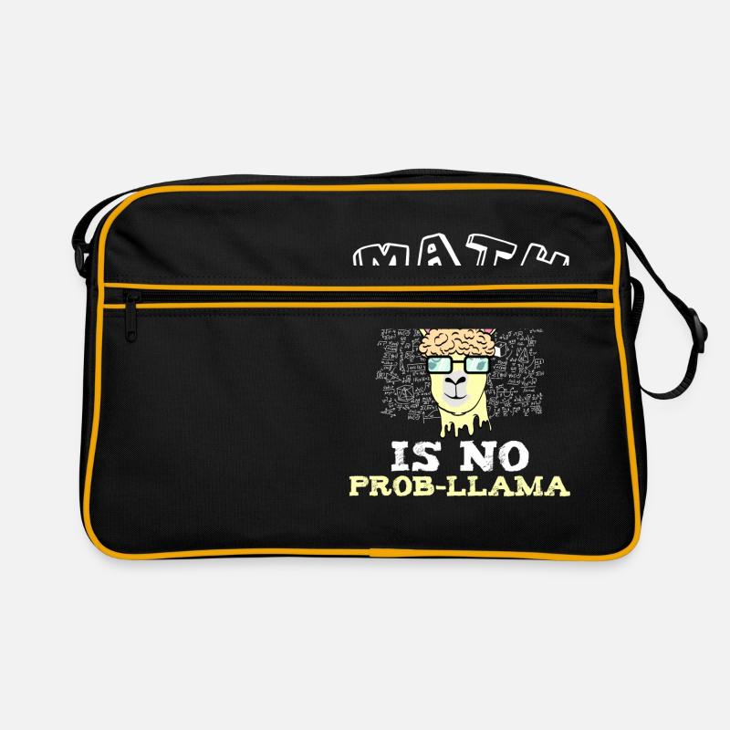 AlpakaHemd mit einer MatheIllustration des Retro Tasche
