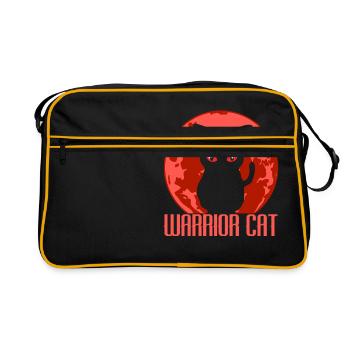 Karaté Arts Martiaux Escrimeur Guerrier Ninja - Sac Retro - noir/or - Devant